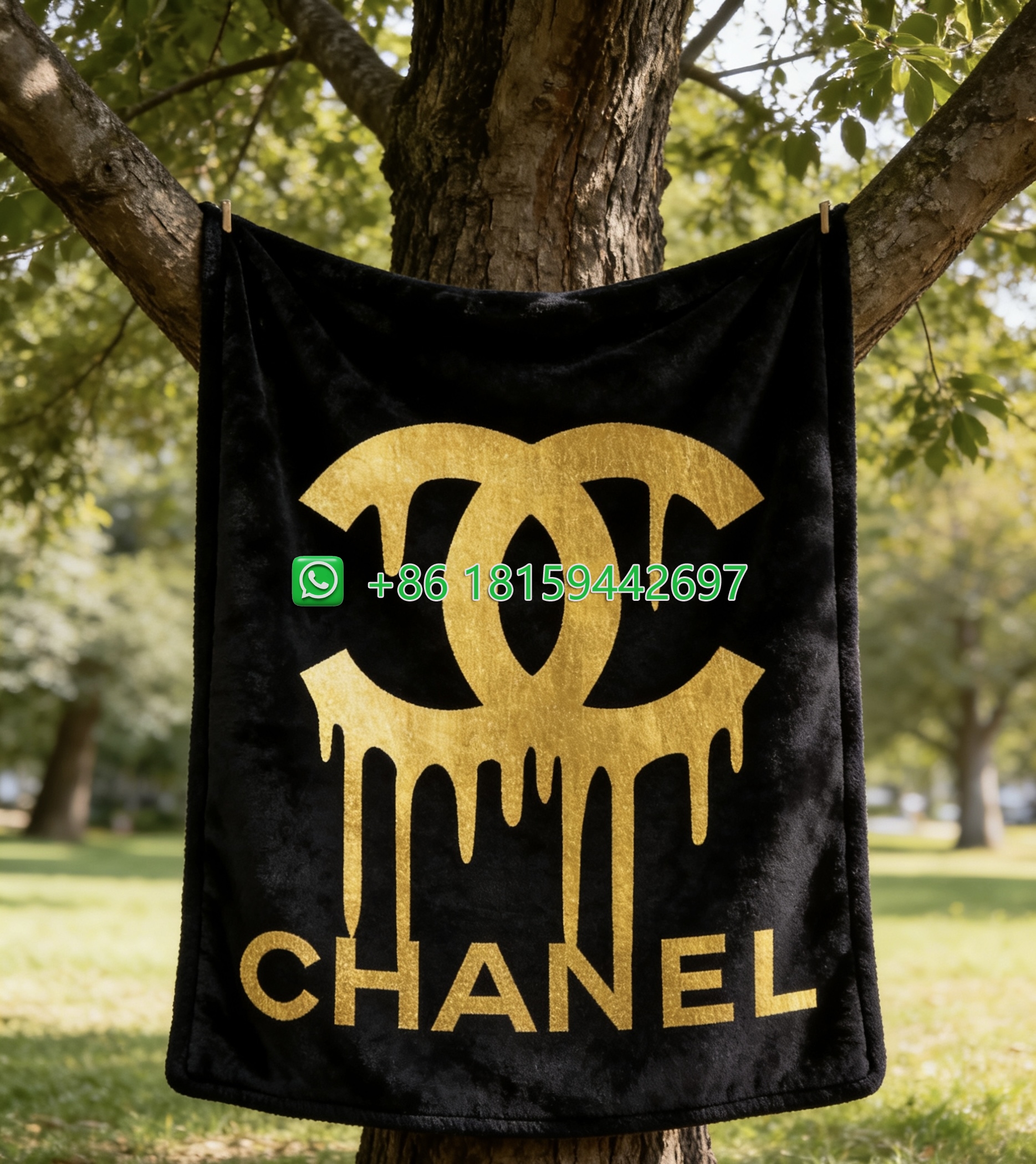 Chanel Throw Blankets